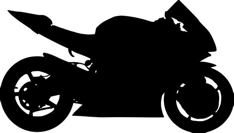 Motorcycle Silhouette Vector Free Download At Getdrawings