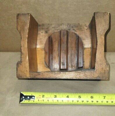 Vintage Foundry Solid Wood Machine Casting Sand Mold Pattern EBay