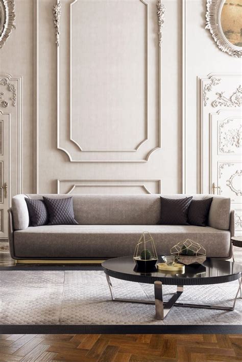 Contemporary Designer Italian Quilted Nubuck Sofa Luxury Furniture