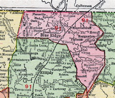 Blue Ridge Georgia Map Zoning Map