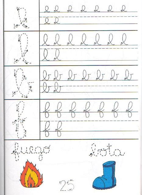 Aprende A Escribir En Cursiva Ejercicios De Cursiva Para NiÑos