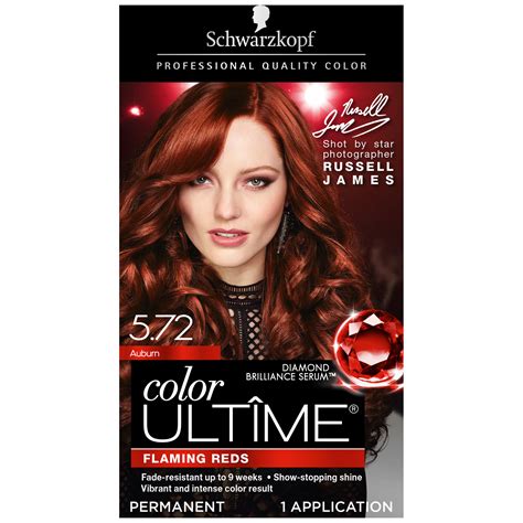 Schwarzkopf Color Ultime Permanent Hair Color Cream 572 Auburn