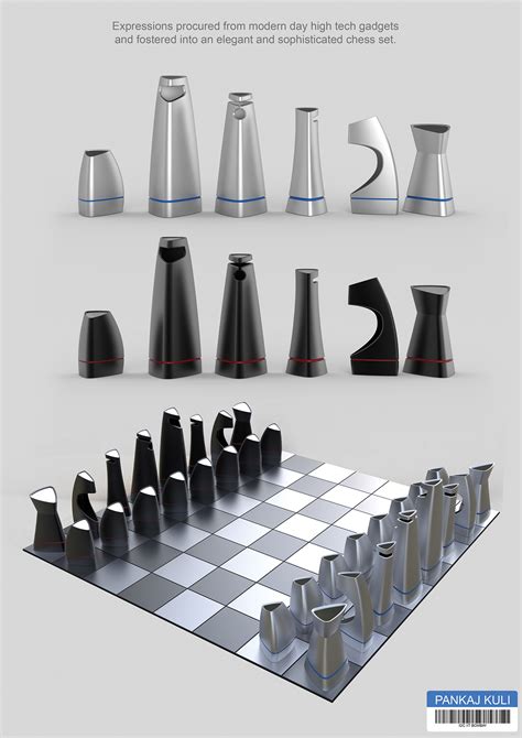 Chess Set Design On Behance