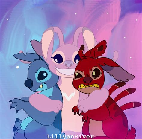 Stitch Angel And Leroy By Lillyanriver On Deviantart