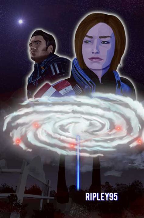 Commander Shepard And Kaidan Alenko Фан арт Mass Effect 3