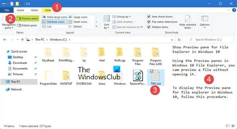 How To Show The Preview Pane For File Explorer In Windows 1110