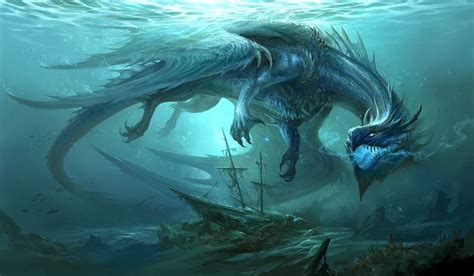 Résultat De Recherche Dimages Pour Water Dragon Fantasy Creatures