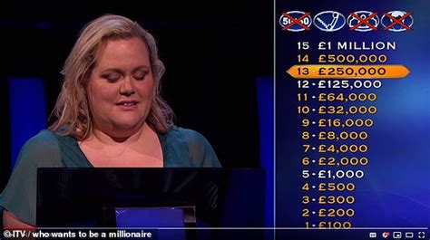 Who Wants To Be A Millionaire Contestant Loses £93k Daily Mail Online