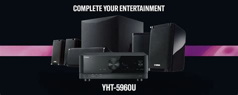 Yamaha Yht 5960ubl Home Theater System With 8k Hdmi And Musiccast