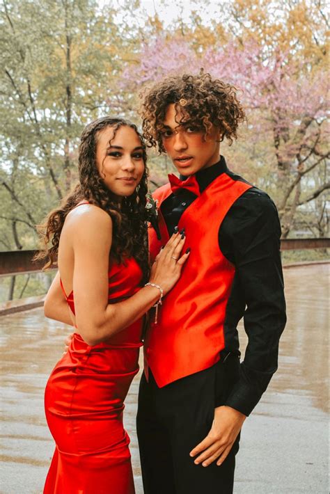 Prom Couples Prom Couples Red And Black Prom Couples Prom