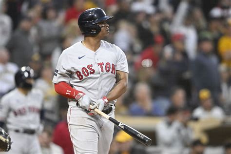Rafael Devers Mashes Two Homers As Red Sox Greet Xander Bogaerts