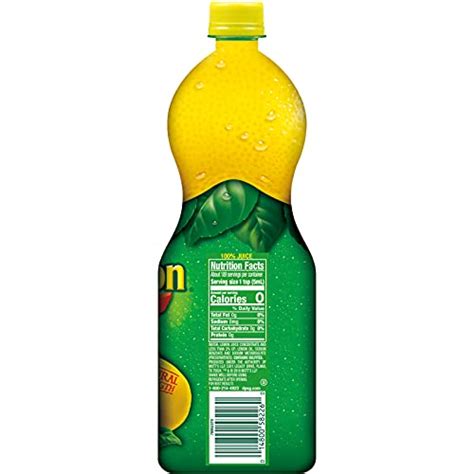Realemon Percent Lemon Juice Fl Oz Bottles Pack Of
