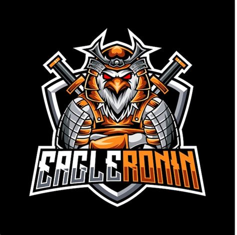 premium vector eagle ronin mascot logo for esports and sports team