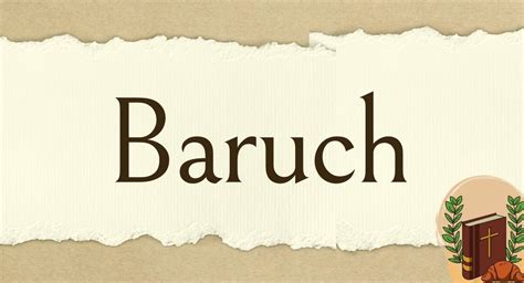 The Book Of Baruch In The Bible
