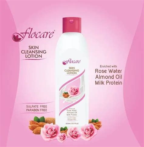 Flocare Rose Cleansing Lotion Milk Size 500ml Packaging Size 500ml