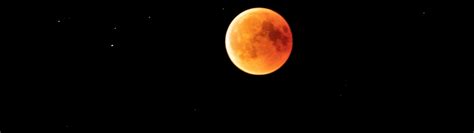 Lunar Eclipse Wallpaper 4k Blood Moon Starry Sky Astronomy