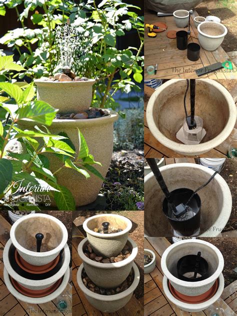 You could use any type of outdoor planters for this, it doesn't have to be terra cotta. 12 DIY Garden Fountain Ideas and Tutorials