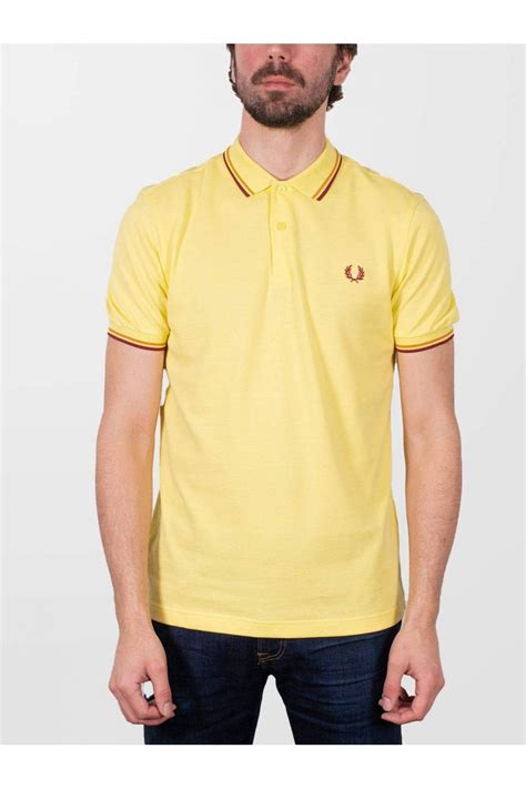 Fred Perry Limelight Twin Tipped Polo Shirt Casual Wear From Revolver