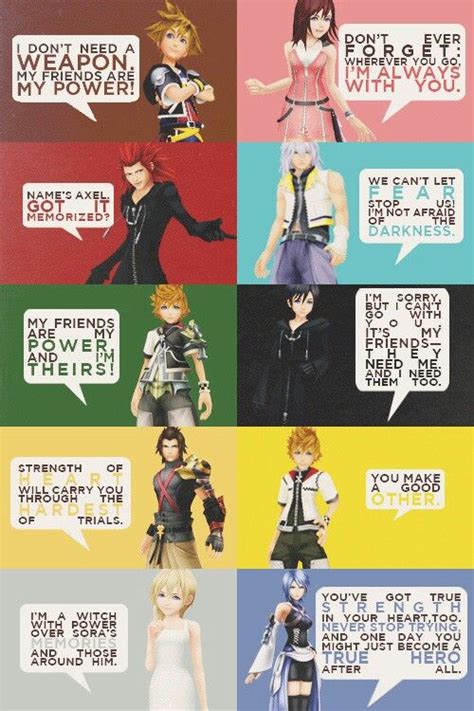 Kingdom Hearts Quotes By Sora Kairi Axel Riku Ventus Xion Terra