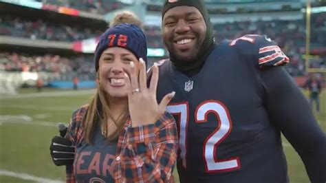 Chicago Bears Player Surprises Girlfriend With Field Proposal After Big