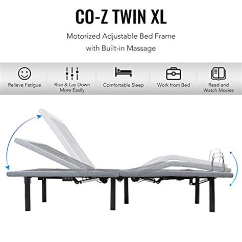 Co Z Adjustable Bed Base Twin Xl Bed Frame Electric Reclining Twin
