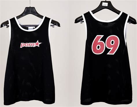 Mens Porn Star 69 Made In Usa Black Jersey Size L Ebay