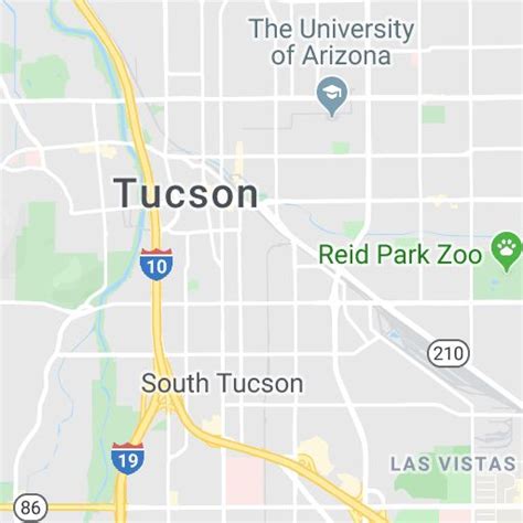 Welfare Locations Map University Of Arizona Tucson University Of