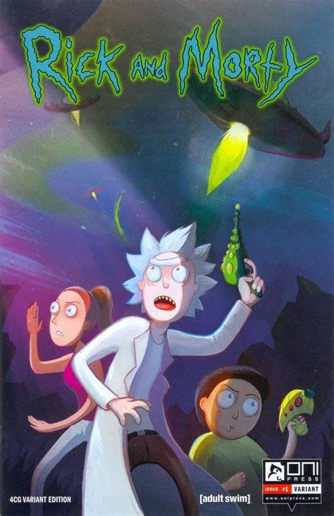 Oni Press Adult Swim Rick And Morty 1 Four Color Grails 4cg Variant Nm