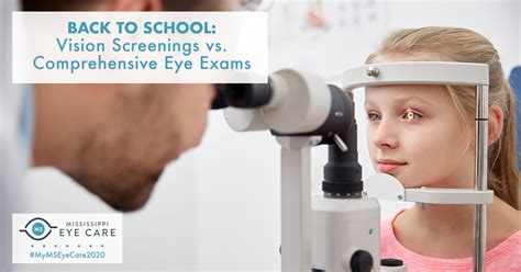 Back To School Vision Screenings Vs Comprehensive Eye Exams
