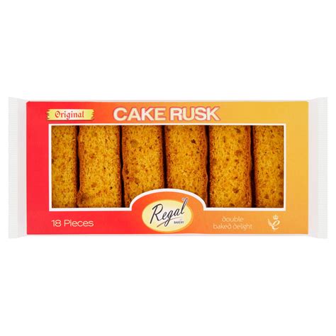 Regal Bakery 18 Original Cake Rusk 290g Muffins And Mini Bites