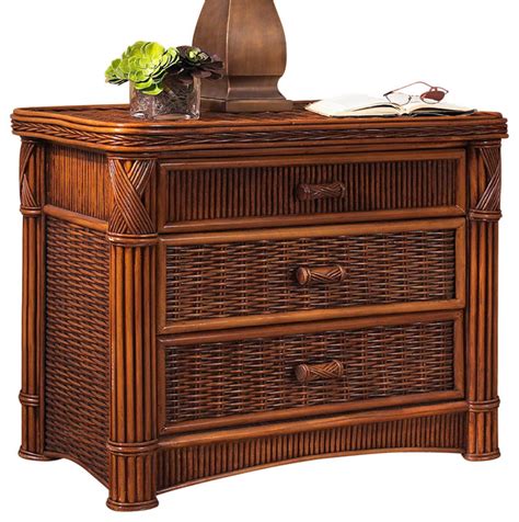 Rattan Chest Barbados 3 Drawer Tropical Furniture By Wicker