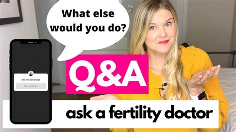 Fertility Doctor Qanda Ask A Fertility Doctor Anything Youtube