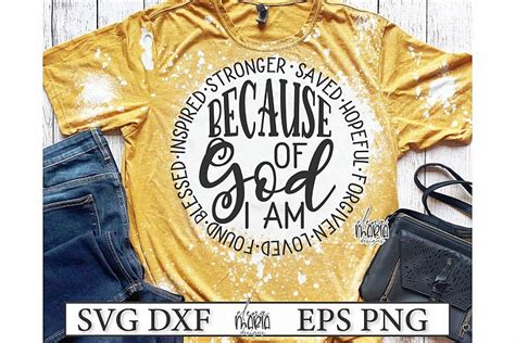 Download Christian Because Of God SVG Cutting File