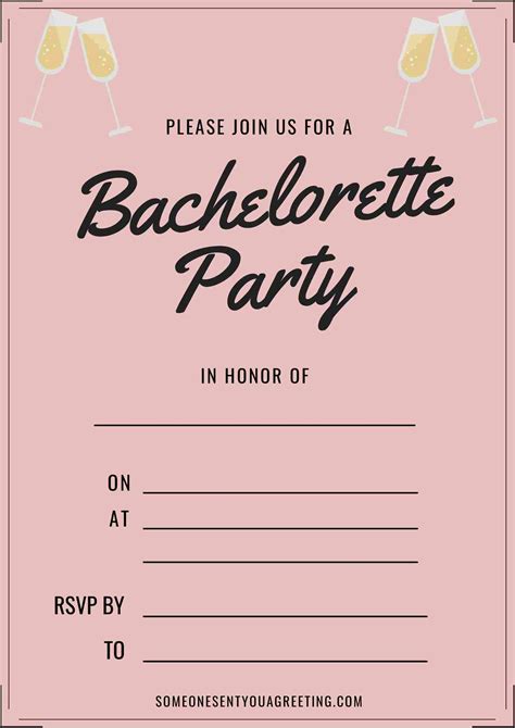 The 13 Best Funny Bachelorette Party Invitation Wording Ideas Someone Sent You A Greeting