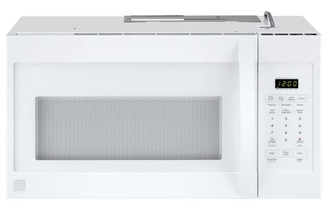 Kenmore 83522 16 Cu Ft Over The Range Microwave Oven White Shop