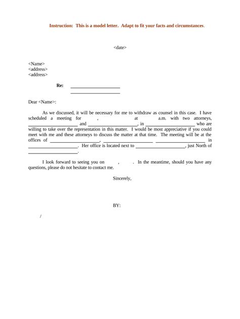 How To Write A Letter To Withdraw A Case From Court Fill Out And Sign