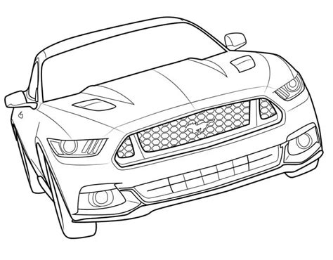 Free Printable Ford Mustang Coloring Page Free Printable Coloring