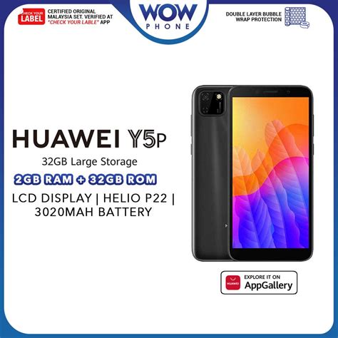 Huawei Y5p Price In Malaysia And Specs Rm308 Technave