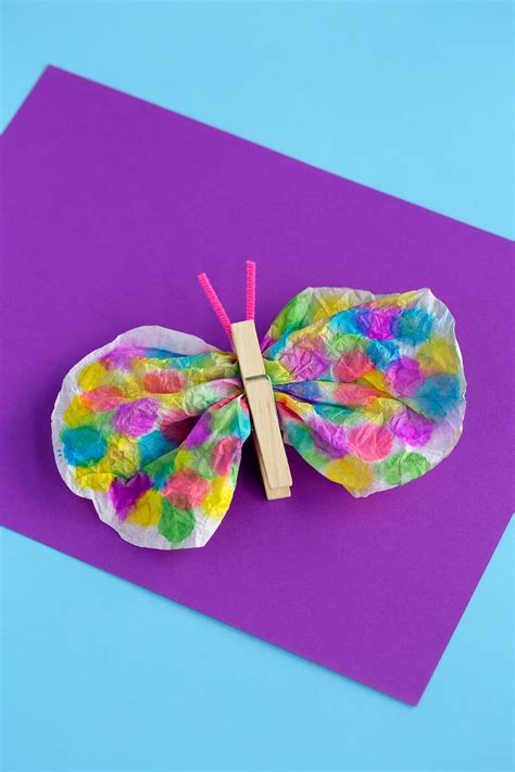 Coffee Filter Butterfly Craft Butterfly Crafts Insect Crafts Crafts