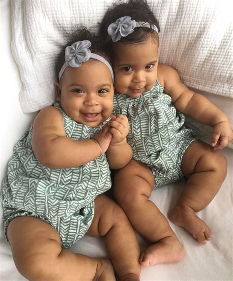 Pin By Kassyc On Beautiful Babys Twin Baby Girls Cute Black