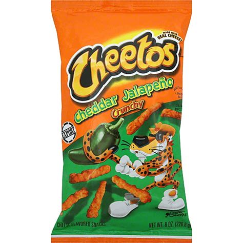 Cheetos Crunchy Cheddar Jalapeño 215g Chips And Crackers Walter Mart