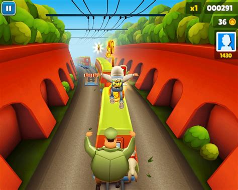 Jump from train to train, make sure not to get caught, and try to get as far as you can in this free online pc version subway surfers game! Subway Surfer: Kogama: Metro surfers spel, online game