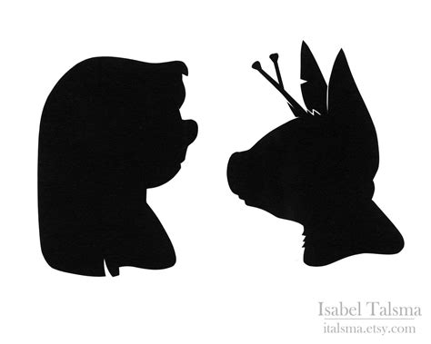 Lilo And Stitch Disney Silhouette Set 3500 Via Etsy