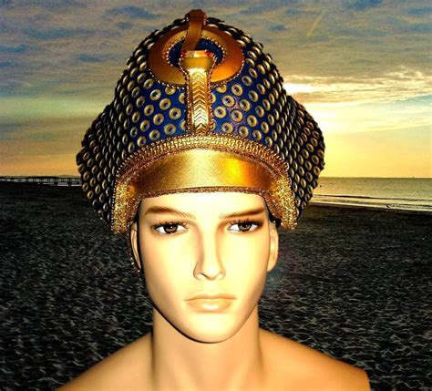 Khepresh Headdress Egyptian Male Crown Egyptian Crown Etsy