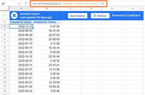 How To Split Cells In Google Sheets Coefficient