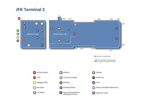 John F Kennedy International Airport Map Guide Maps Online Airport
