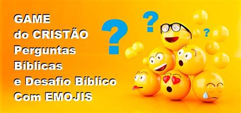 Bíblia Na Mente Perguntas Bíblicas E Desafio Bíblico Com Emojis