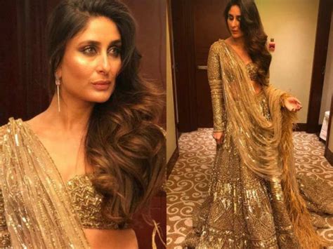 Kareena Kapoor Khan Looks Stunning In This Golden Attire For A Fashion