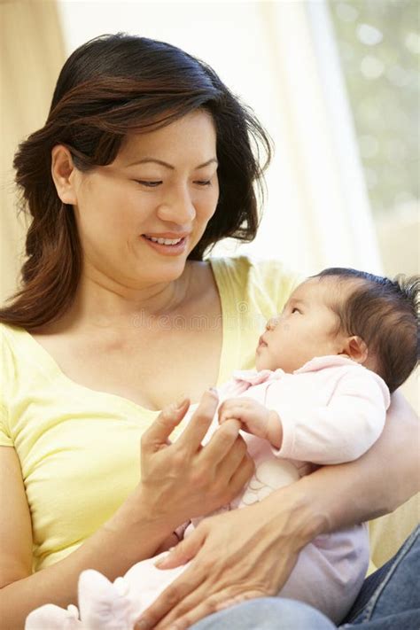 Asian Mother And Baby Stock Image Image Of Bond Mommy 55893743