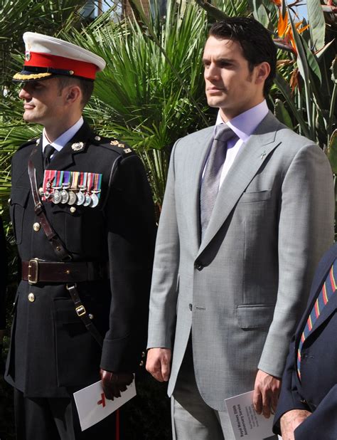 henry cavill news exclusive photos royal marines 350th anniversary service in gibraltar